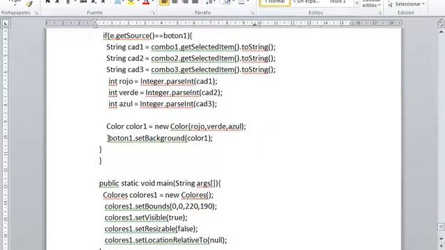 Clase 16 Java Combinación de colores RGB en boton смотреть онлайн
