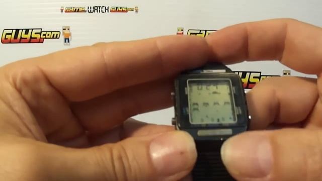 Omni Space Invaders Digital LCD Arcade Game Wrist Watch in Action! смотреть онлайн