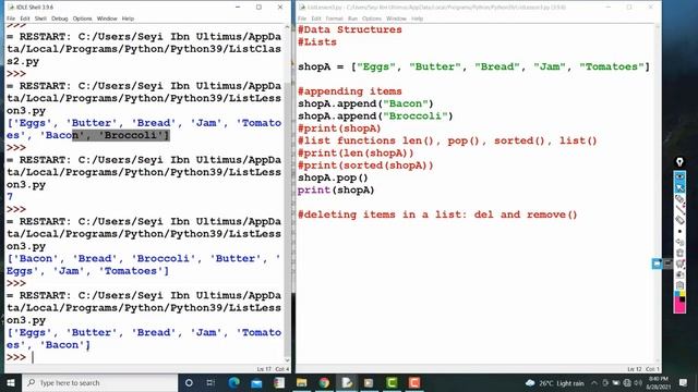 Python Tutorial: Data Structure (Part 3) | List смотреть онлайн