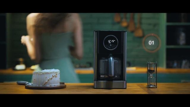 TaoTronics Coffee Machine with Glass Coffee Pot Filter and Timer смотреть онлайн