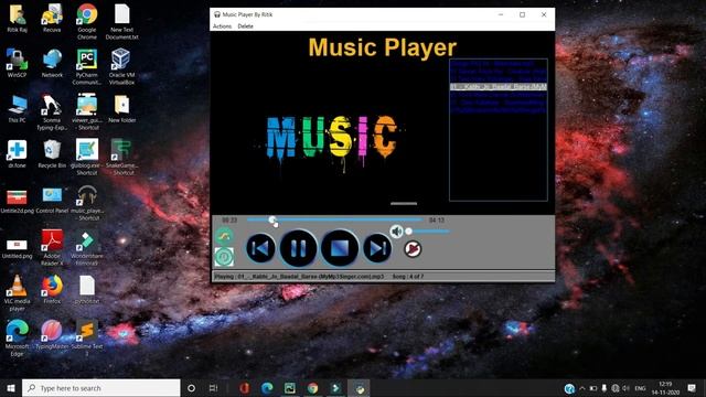 Music Player In Tkinter | Python GUI In Hindi [INTRO] | Tkinter Ideas смотреть онлайн