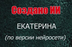 Женщины с именем Екатерина по версии нейросети