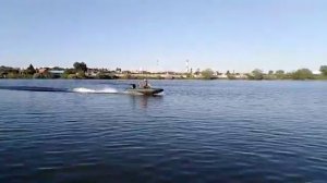 Романтика+ болотоход с гибким валом. Видео от друзей.