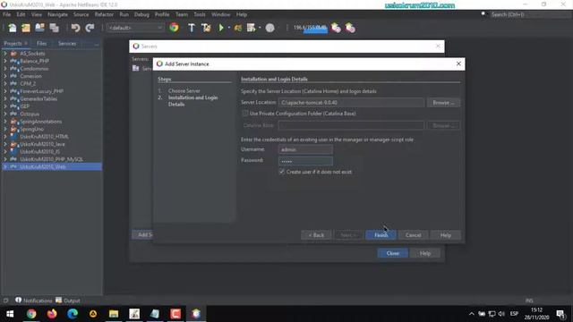 Descargar, Instalar y Configurar Apache Tomcat 9 en Apache NetBeans IDE 12 ✅ смотреть онлайн