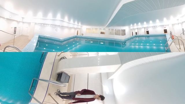 VR 360° Бассейн. Завод общественный бассейн скиммерного типа. АкваБриз 2018г. Набережные Челны. смотреть онлайн