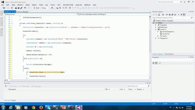 Connection To SQL Server смотреть онлайн