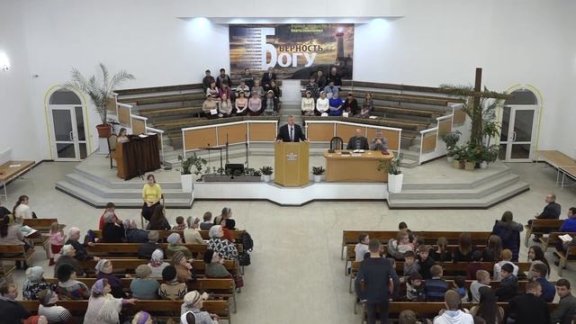 Служение 17 ноября 2019 года. Церковь ЕХБ "Преображение" г. Сарань. смотреть онлайн