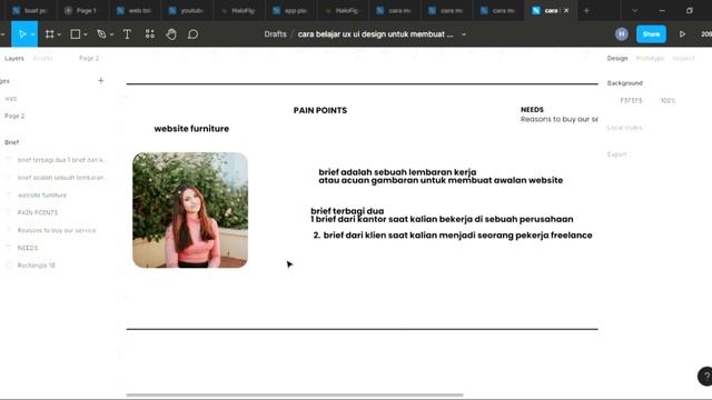 cara belajar ux/ui design untuk membuat website di figma part 1 смотреть онлайн