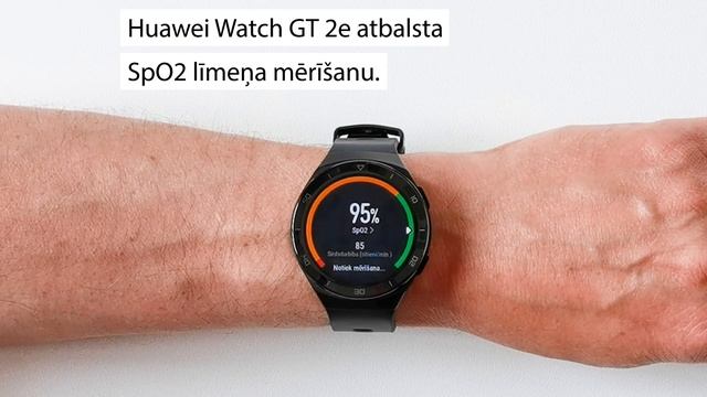 Skābekļa daudzuma noteikšana asinīs (SpO2) ar viedpulksteni HUAWEI WATCH GT 2e смотреть онлайн