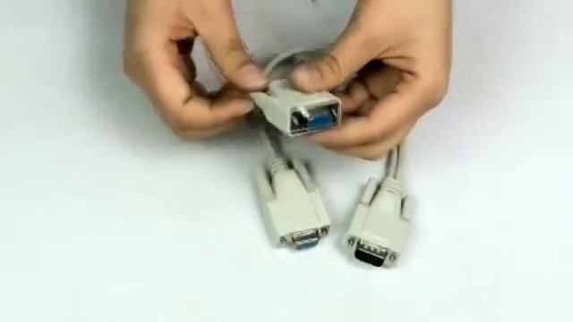 3.17 VGA 1 Male to 2 Female Monitor Y Splitter Cable-CL019 смотреть онлайн