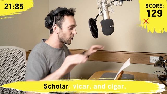 George Blagden I Audible Tongue Twister Challenge смотреть онлайн