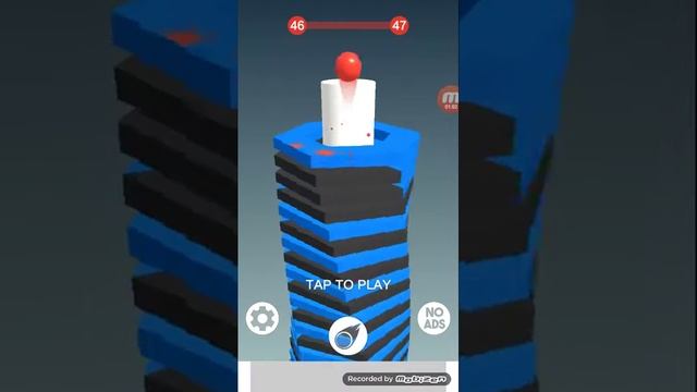 Играю в Stack Ball.Играю в класс. смотреть онлайн