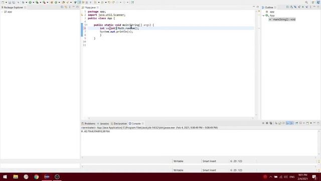 جافا - Math.random() смотреть онлайн