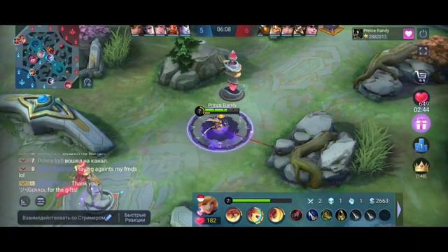 PRINCE RANDY РЕАЛЬНЫЙ ТОП МИРА ФАННИ 87% ВИНРЕЙТ В MOBILE LEGENDS смотреть онлайн