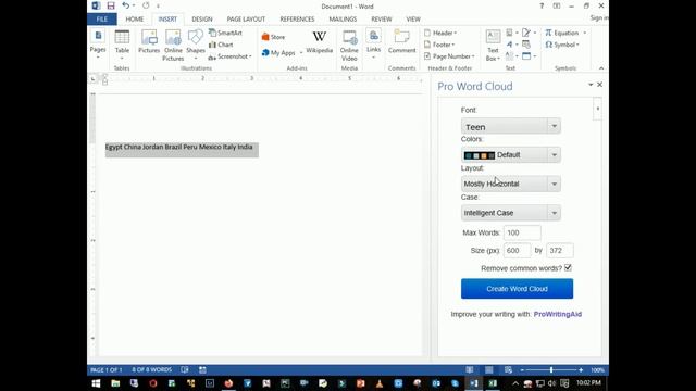 Create a Word Cloud using Microsoft Word | NO CODING | ZERO PROGRAMMING смотреть онлайн