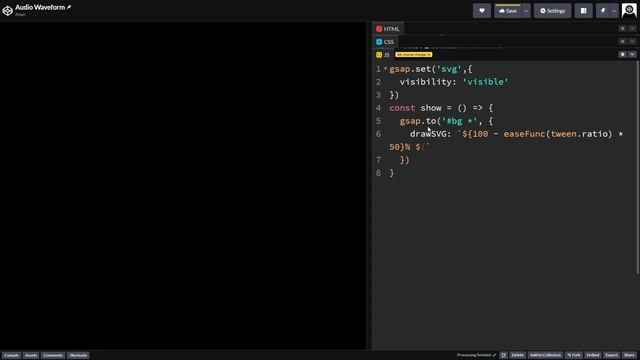 Audio Waveform | Using HTML & CSS , JS | 2021 смотреть онлайн