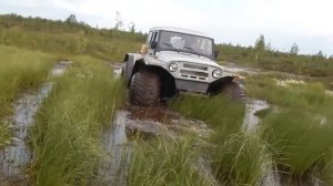 ТРЭКОЛ 39041 - испытания в непроходимом болоте
