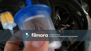 делаем оку,замена топливного фильтра