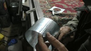 Врезка трубы из тонколистовой стали в плоскость. Способ №1