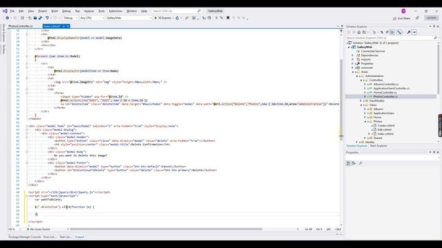 ASP.NET CORE MVC(Delete Modal) смотреть онлайн