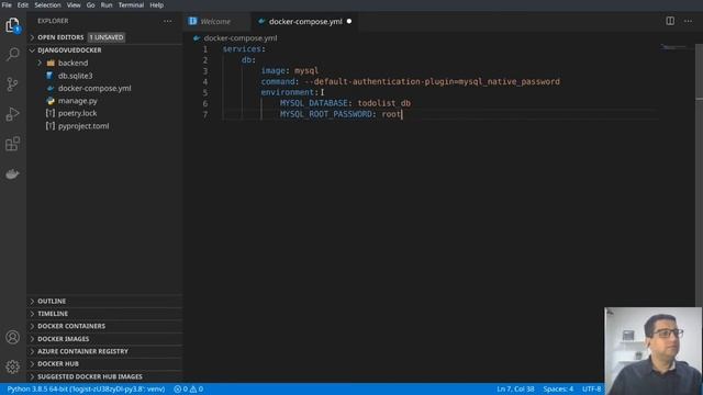 [Django-Vue-Docker] - 2 MySQL em container Docker смотреть онлайн