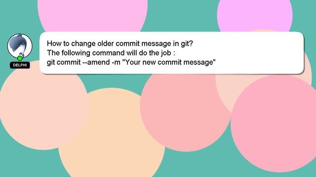 How to change older commit message in git? смотреть онлайн