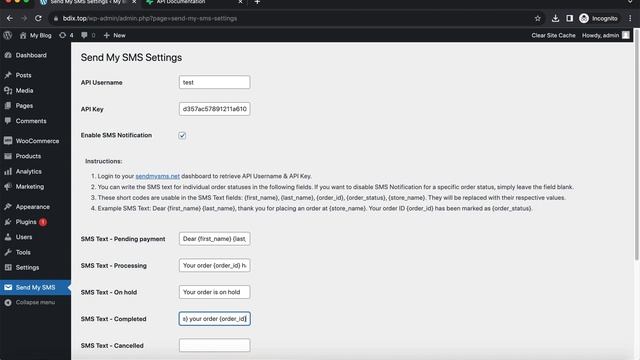 Configuring SendMySMS WordPress Plugin to send SMS Notification on WooCommerce Order Updates смотреть онлайн
