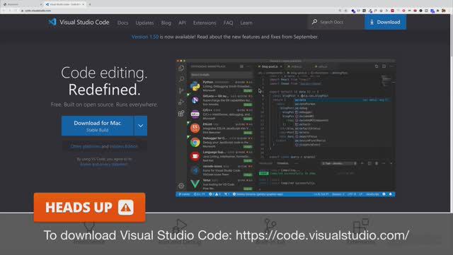 03. Installing Your Code Editor