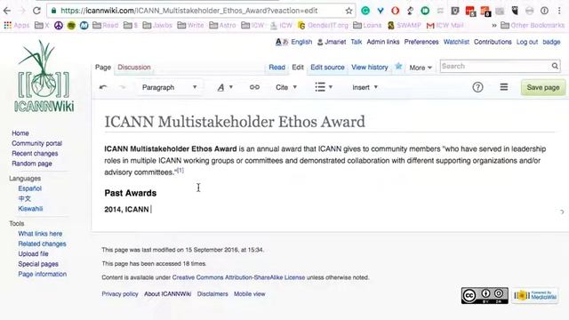 ICANNWiki Visual Editor смотреть онлайн