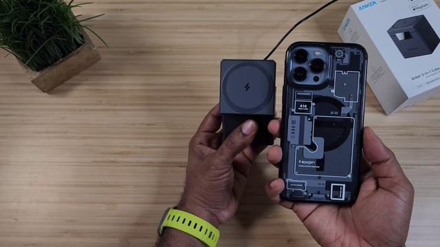 Anker 3-in-1 Charging Cube With MagSafe