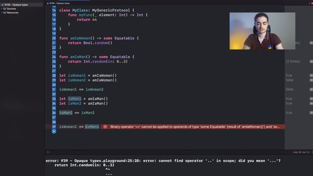№39 - Opaque Types в Swift | Не костыль а фича? И причем тут SwiftUI смотреть онлайн
