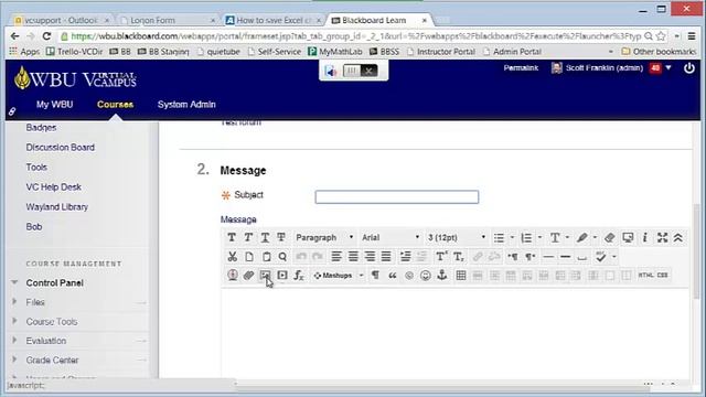 Insert Excel Chart into Blackboard Discussion Board смотреть онлайн