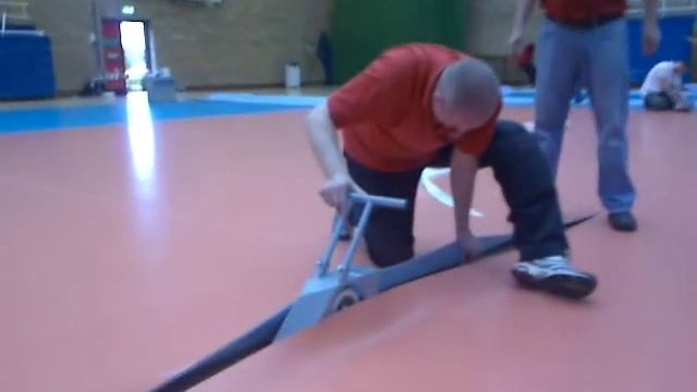 Laying Gerflor's Taraflex Flooring (1 Of 3)
