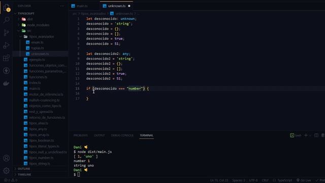 TypeScript Desde Cero | Tipos Unknown #24 смотреть онлайн