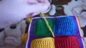 Развивающий кубик крючком для девочки