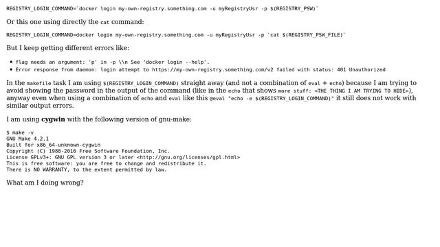 Build command from file content in makefile task смотреть онлайн