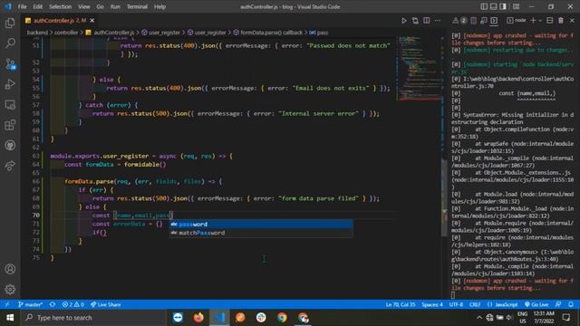 MERN STACK Multi Author Blog user register form validate React Node Express mongodb #91 смотреть онлайн