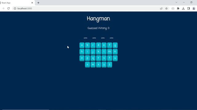 Just Play Hangman with me using React JS смотреть онлайн