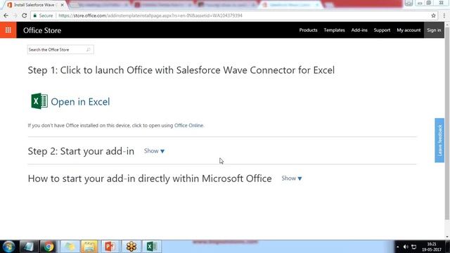 Salesforce Excel Wave Connector смотреть онлайн