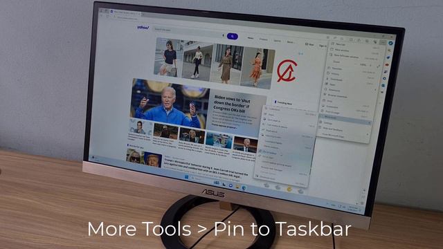 Как добавить любимые сайты на панель задач смотреть онлайн