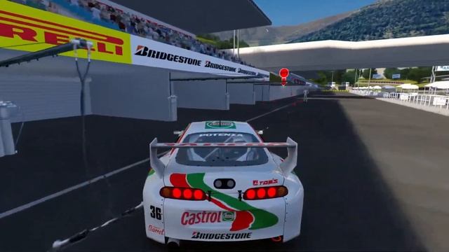 ASSETTO CORSA PC MOD / 1996 TOYOTA CASTROL TOM'S SUPRA JGTC / TRIAL MOUNTAIN #assettocorsa #toyota