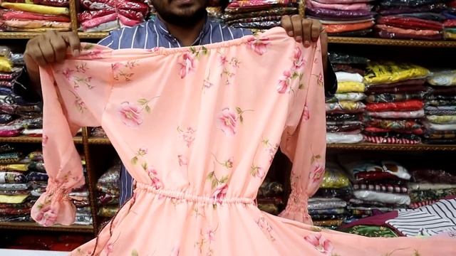 পাইকারি শপ থেকে বিশাল ঘেরওয়ালা হিজাবি ওয়ানপিস গাউন | Hijabi OnePiece long gown collection смотреть онлайн