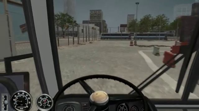 Bus City Sim 2010 - Demo - How to drive a Bus смотреть онлайн