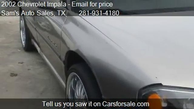 2002 Chevrolet Impala LS - for sale in Houston, TX 77076 смотреть онлайн