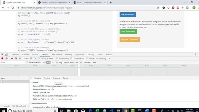 074 Listening to GET network request call with route command смотреть онлайн