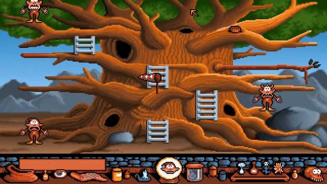Прохождение игры "Гоблины" ("Gobliiins"), уровни 9,10,11 смотреть онлайн