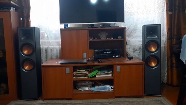 klipsch r 820f and denon dra-800h смотреть онлайн