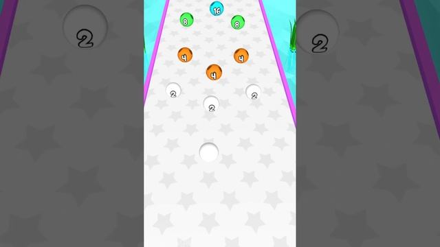Ball Game Fun Race Run 2048 3D ! All Levels Gameplay (656-658) android,ios смотреть онлайн