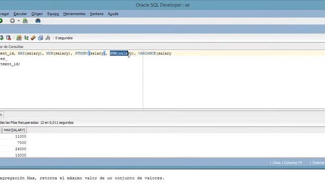 Curso Oracle Sql - Video 18 - Group by смотреть онлайн