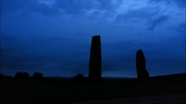 REAL SKYRIM "Standing Stones" music with Ancient standing stones on Arran смотреть онлайн